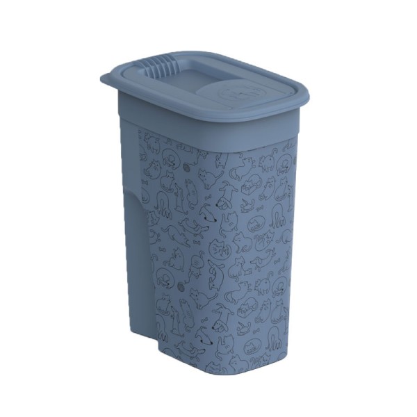 Rotho MyPet Flo voedselcontainer 4,1 l blauw