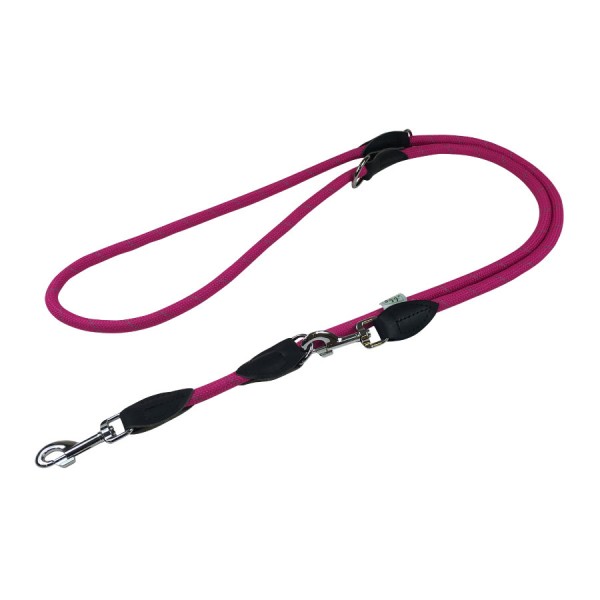 Dogogo verstelbare touw lijn 12mm breedte, roze